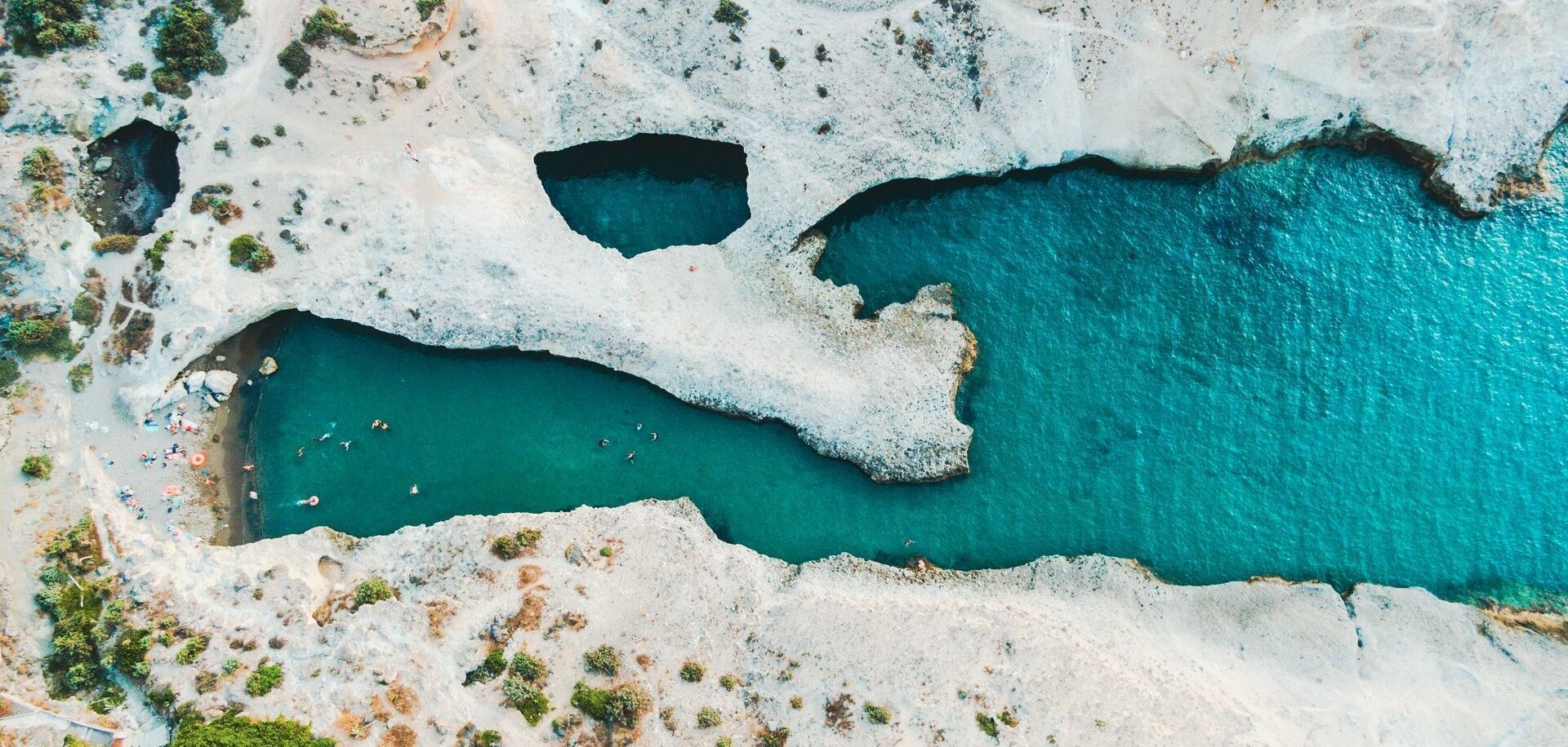 Klima, Milos au coucher du soleil